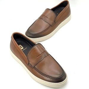 BRUNO MAGLI Dolomite Leather Penny Loafer
